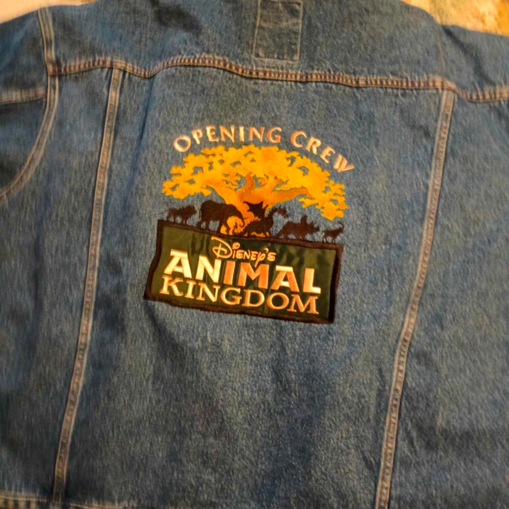 Disney opening crew limited addition denim jackets
